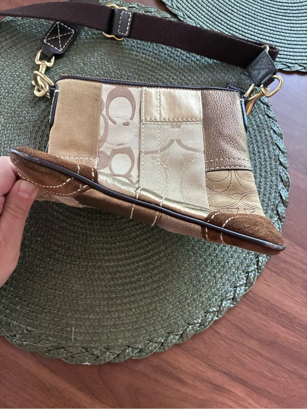 Coach compact crossbody